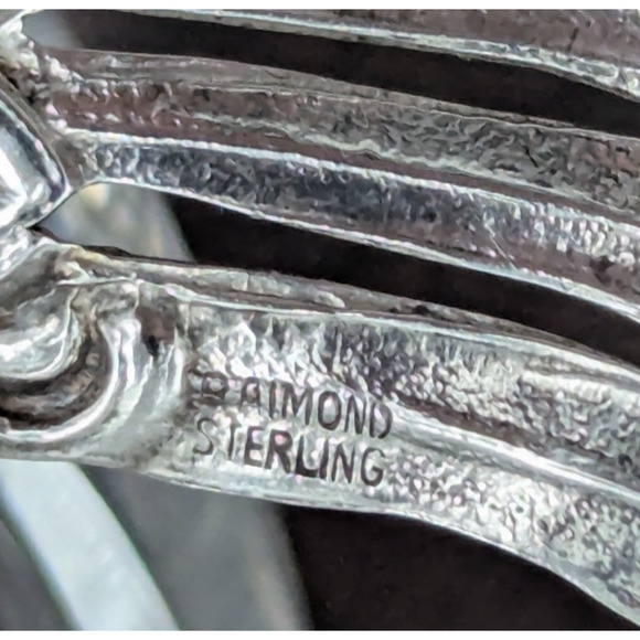 Sterling Silver & Crystal Swan Salt Pepper Cellar Articulated Raimond W. Germany - Picture 10 of 15